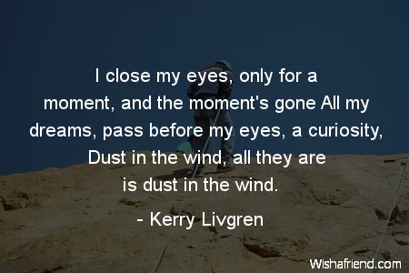Dust in the Wind