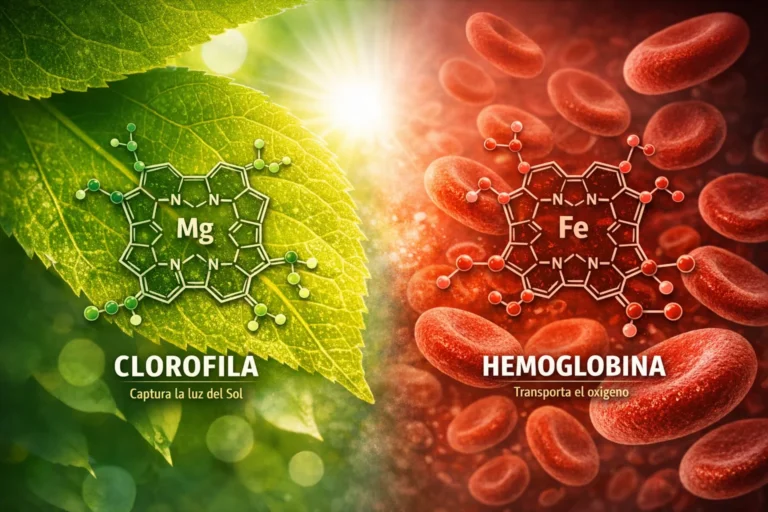 Clorofila y hemoglobina