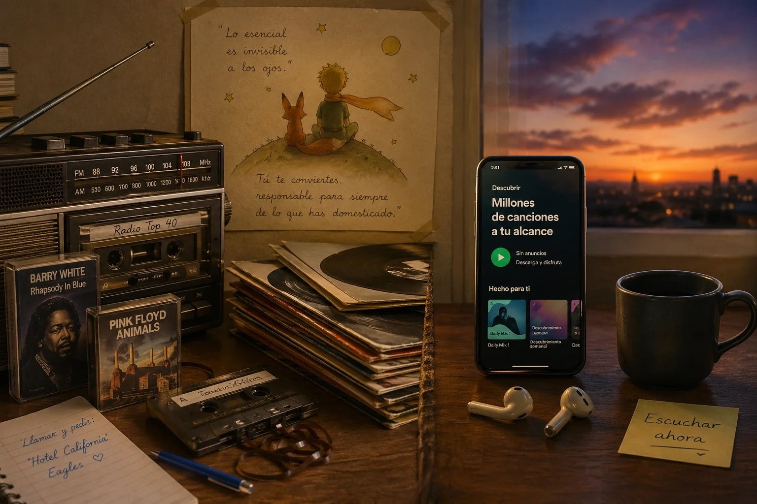 Antes de que sonara la música